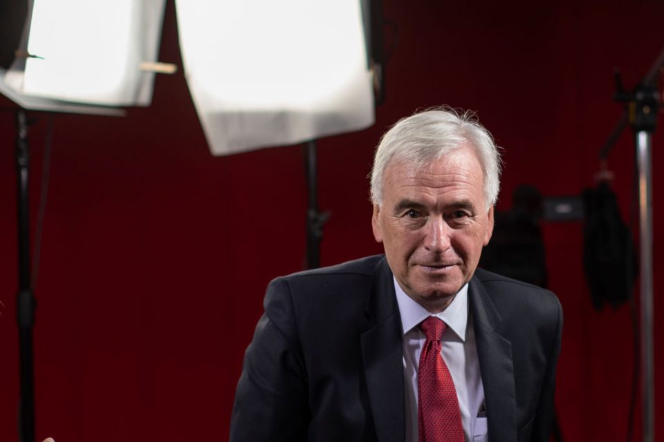Labour's John McDonnell has fanned the flames of a Brexit conspiracy theory