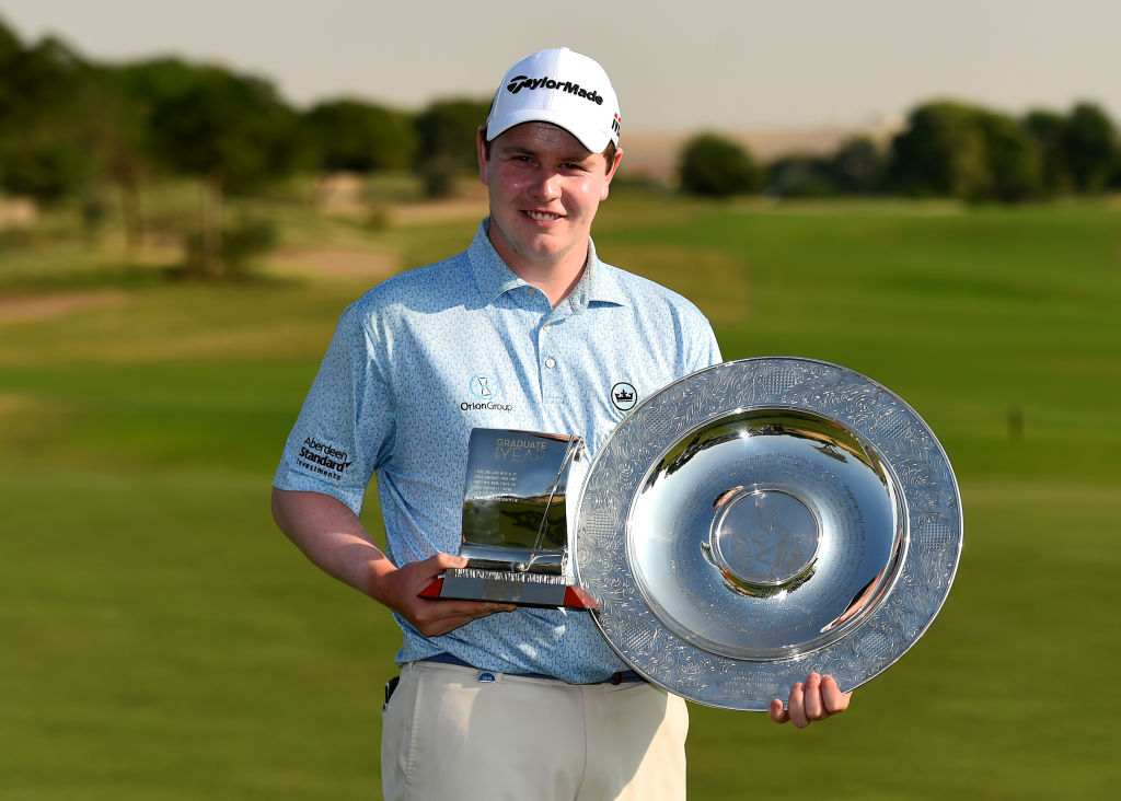 Robert MacIntyre at the DP World Tour Championship Dubai