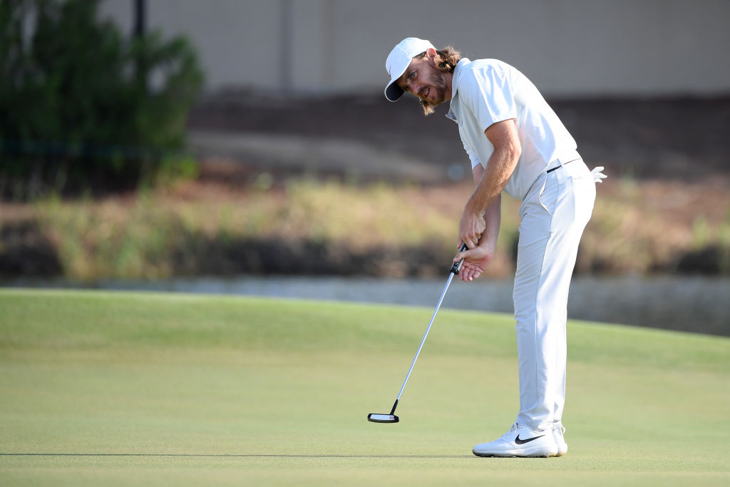 Tommy Fleetwood at the DP World Tour Championship Dubai