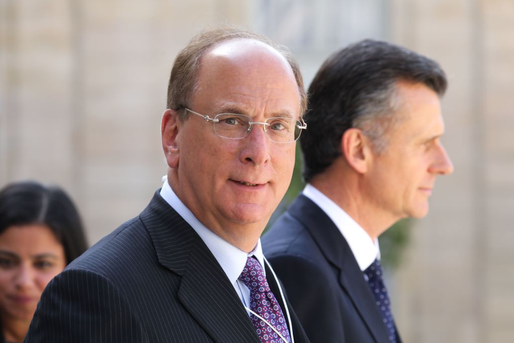 Larry Fink, the chief executive of Blackrock