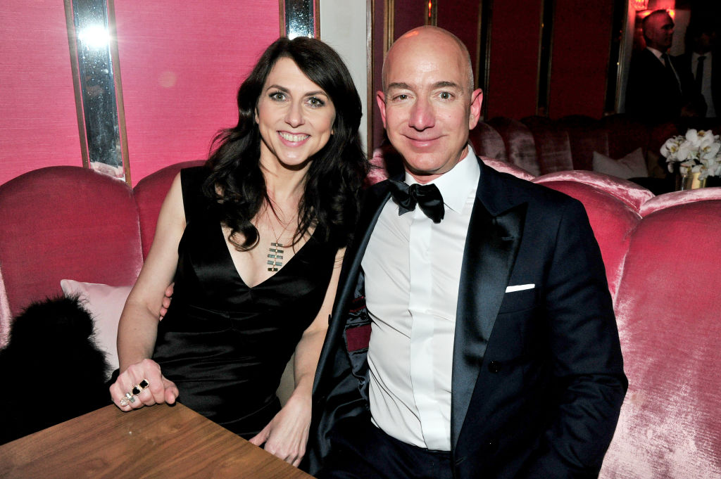 Jeff Bezos agreed to give his ex-wife Mackenzie Bezos a four per cent share in Amazon in their divorce settlement