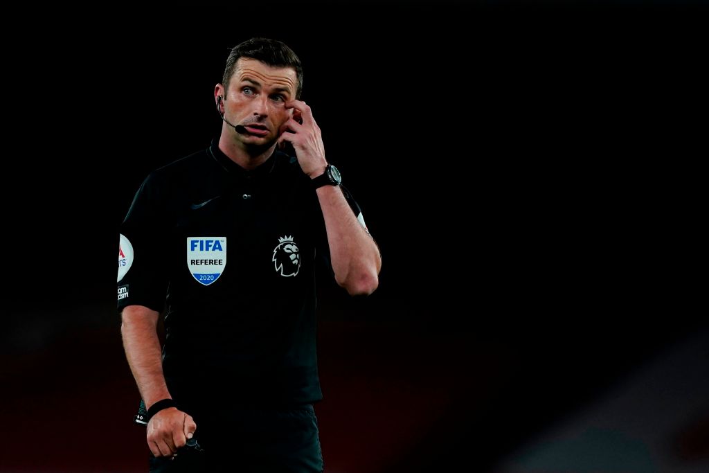 Premier League referee Michael Oliver