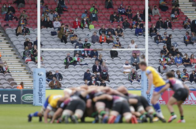 Harlequins had more than 2,500 fans attend their Premiership fixture with Bath in September