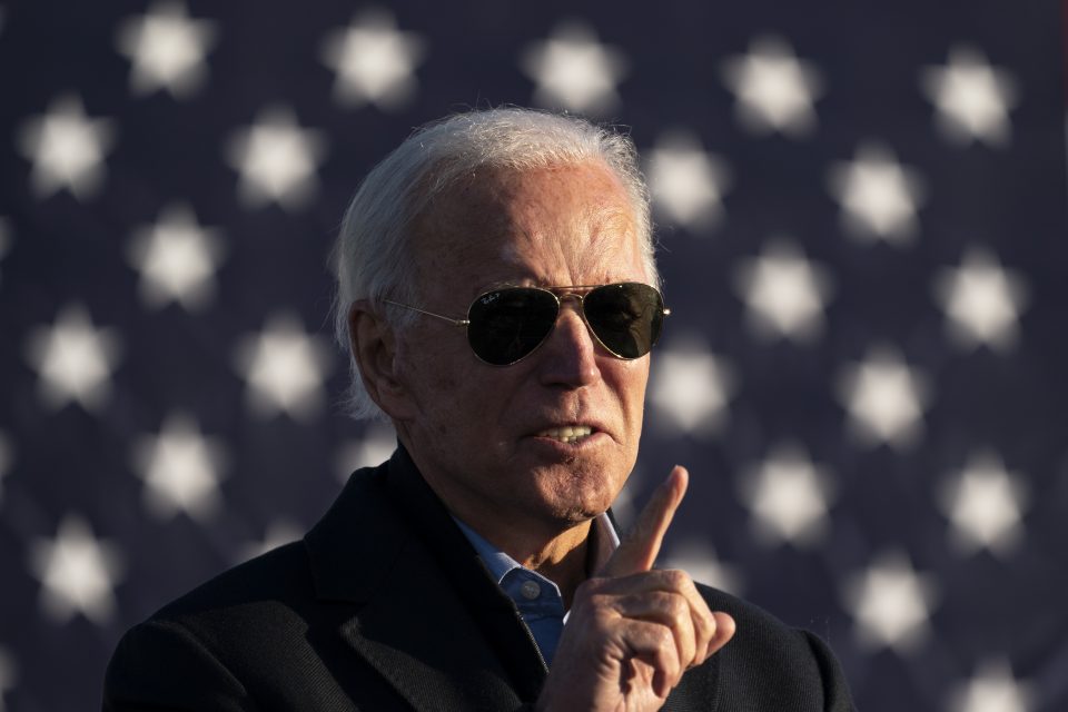 Presidential Candidate Joe Biden Campaigns In St. Paul, Minnesota