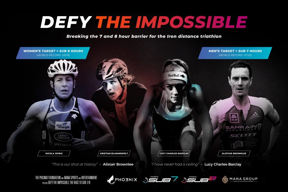 Brownlee and three other leading triathletes will attempt the unique challenge in March or April next year