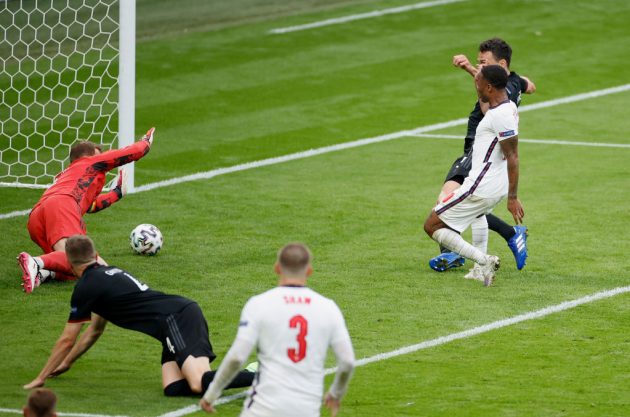 Sterling struck for the third time already at this tournament to put England ahead after 75 minutes