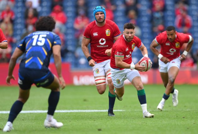 The Lions played Japan for the first time in a one-off match before setting off for South Africa